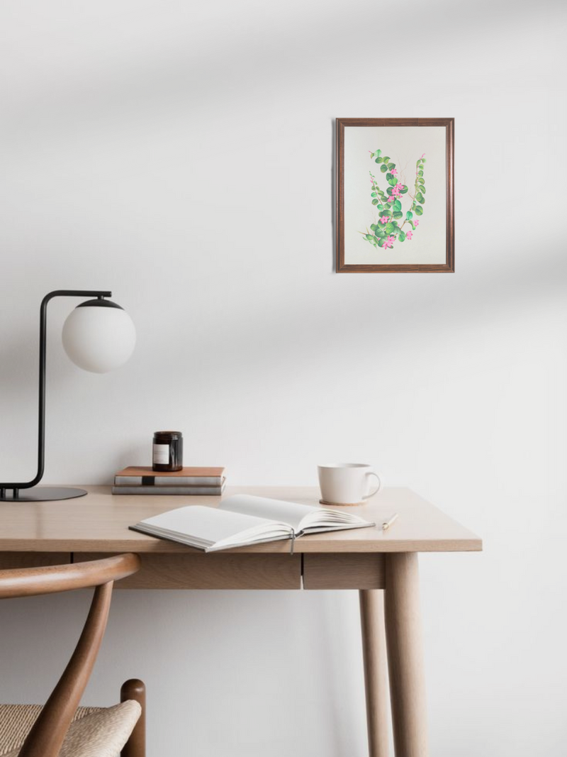 The Flower Illustration in Miniature Painting by Mohan Prajapati