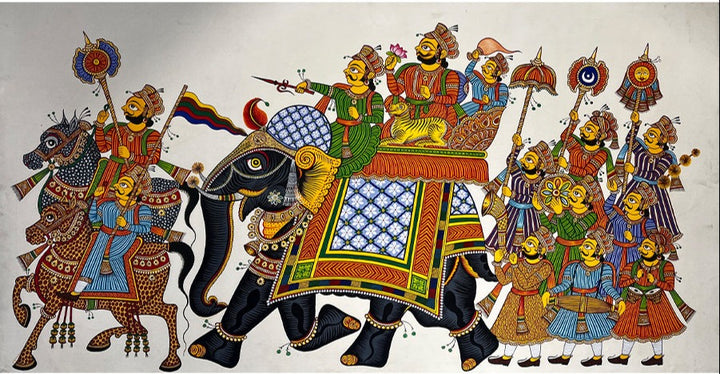 The Grand Parade: Phad Painting's Pageantry of the King by Kalyan Joshi Thumbnail