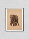 The Language of Trunks A Mughal Miniature Depicting Love by Mohan Prajapati