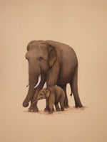 Buy The Language of Trunks A Mughal Miniature Depicting Love by Mohan Prajapati