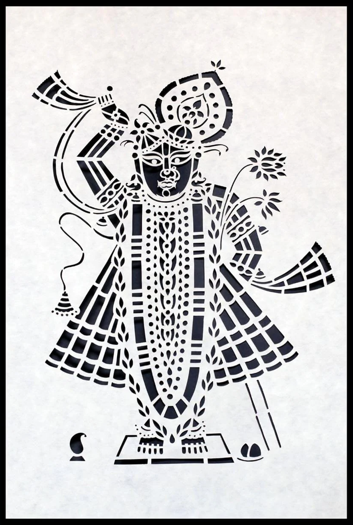 The Lord's Radiance: Ashutosh Verma's Shrinath Ji Masterpiece Thumbnail