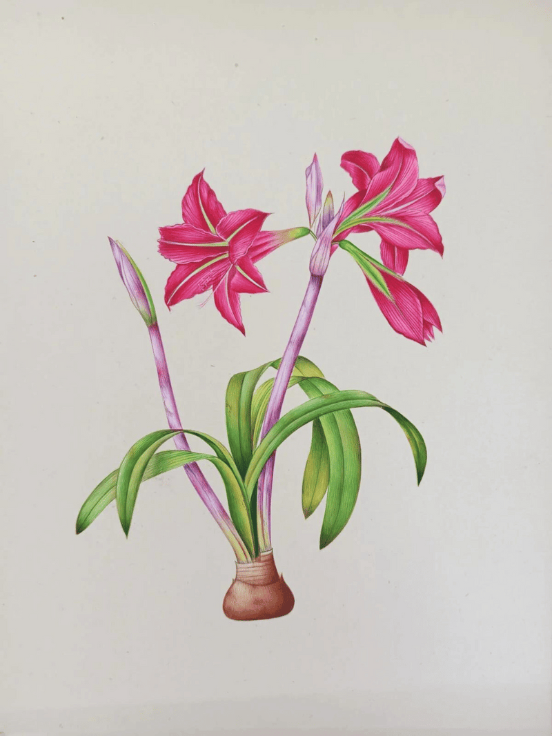 Buy The Majestic Flowers in Miniature Painting by Mohan Prajapati