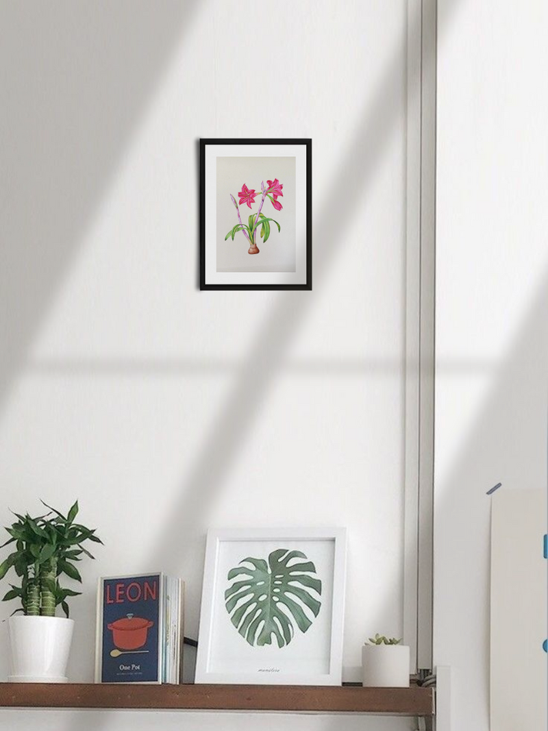 The Majestic Flowers in Miniature Painting by Mohan Prajapati