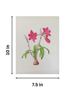 The Majestic Flowers in Miniature Painting for sale