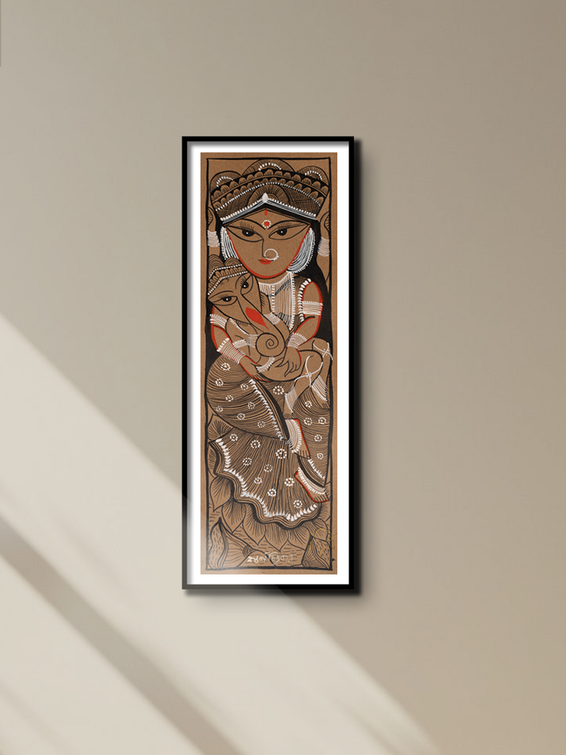 The Motherly Embrace in Bengal Pattachitra