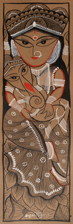 Buy The Motherly Embrace in Bengal Pattachitra
