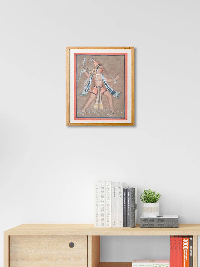 Step into the magnificent realm of Hanuman, where strength meets a kaleidoscope of vivid colors. Don't miss out—buy now and be enthralled!