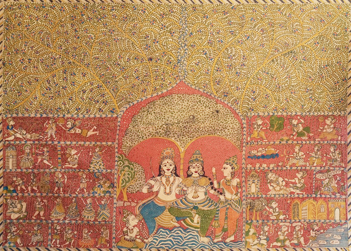 The Ramayan Mata Ni Pachedi By Dilip Chitara For Home Decor Thumbnail