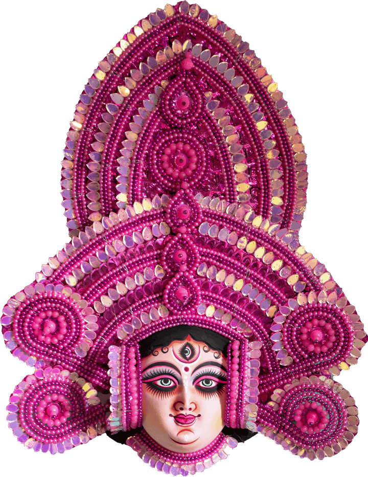 The Resplendent Goddess Durga: Chhau Mask by Dharmendra Sutradhar Thumbnail