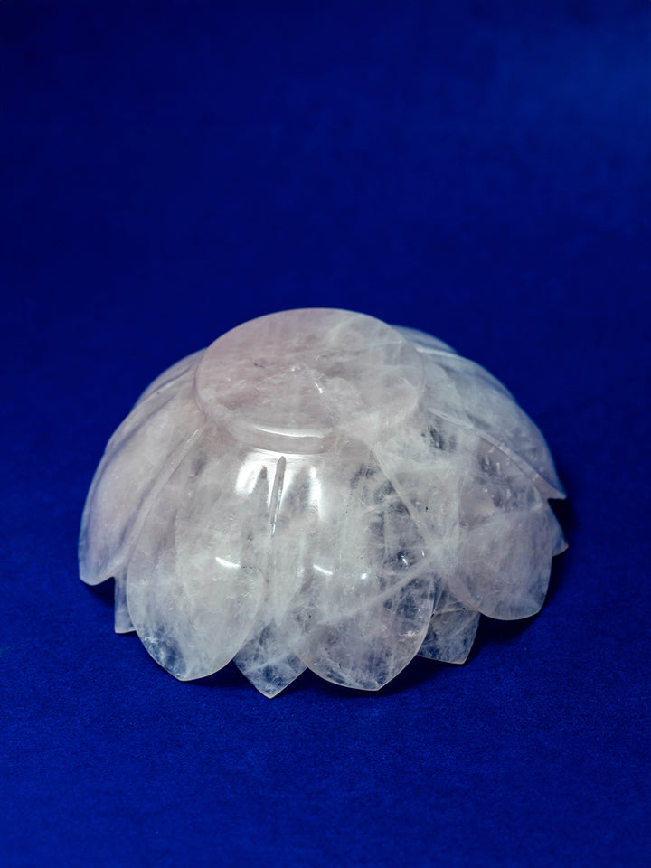 The Sacred Bloom: Rose Quartz Lotus Carving by Prithvi Kumawat Thumbnail