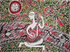 Buy The Sitar Player in Mahdhubani by Izhar Ansari