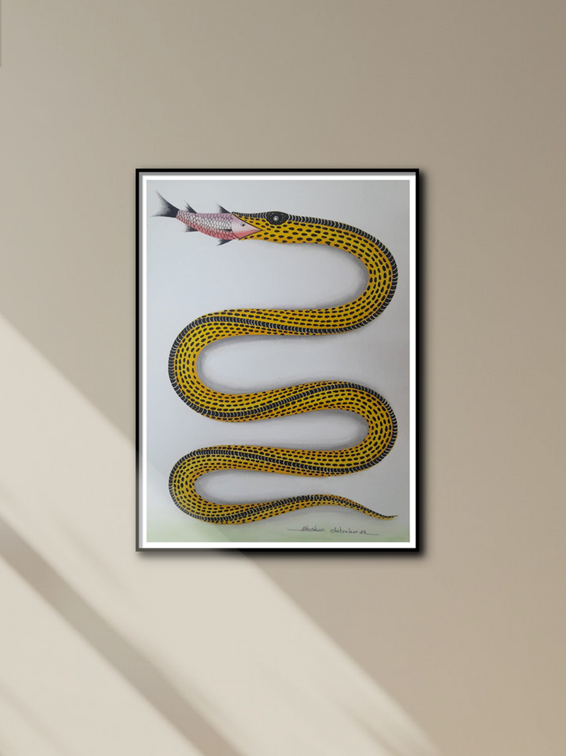Shop The Snake and the Fish in Kalighat by Bhaskar Chitrakar