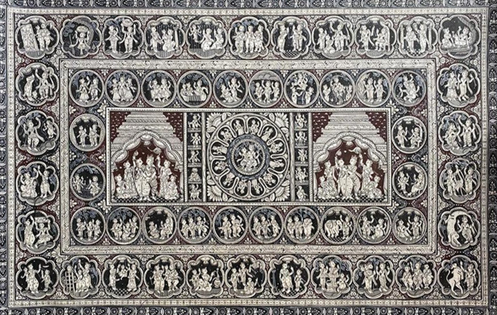 Pattachitra - Pattachitra Painting by Apindra Swain for Home Decor Thumbnail