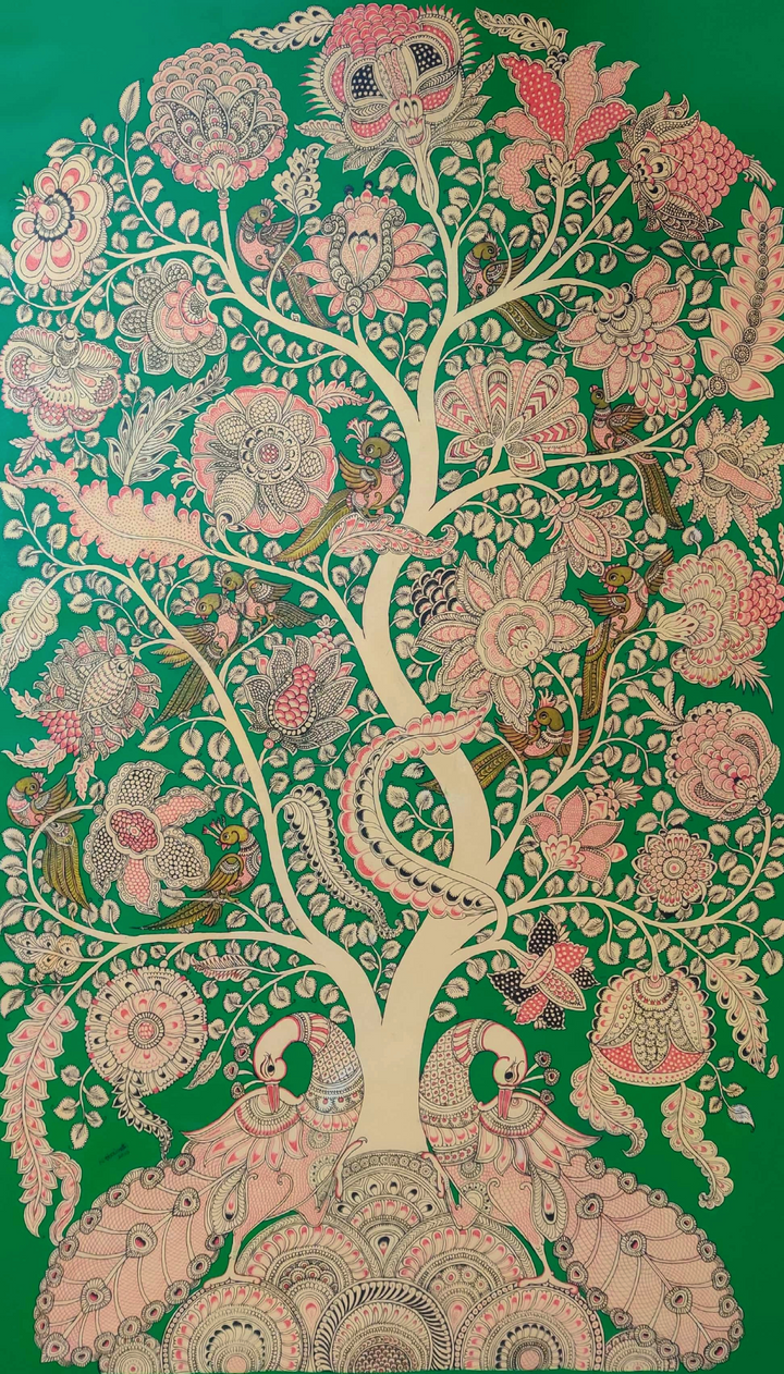 The Tree: Kalamkari Inspired Art by Harniath N Thumbnail