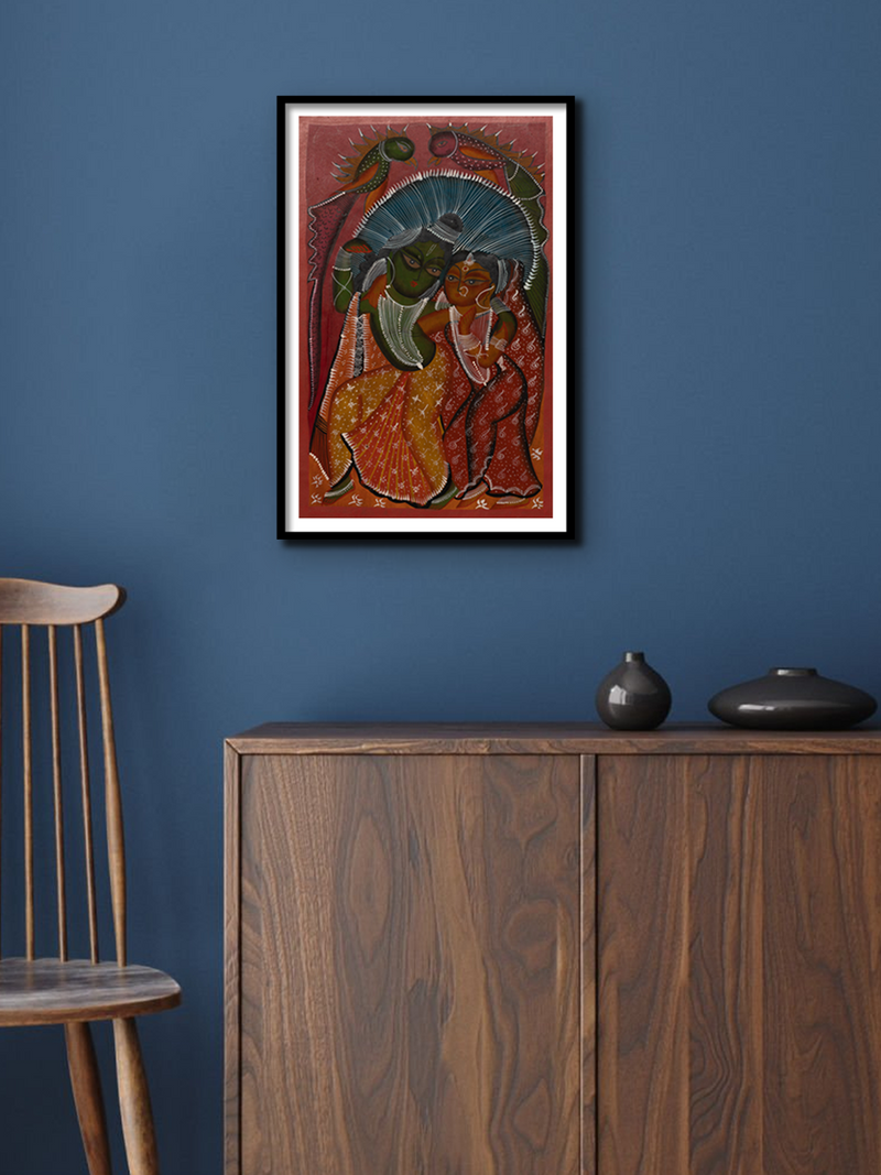 Shop The beloved Couple: Bengal Pattachitra by Swarna Chitrakar
