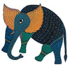 Buy The Divine Soar An Enchanting Gond Painting of Elephant Gond Painting by Kailash Pradhan