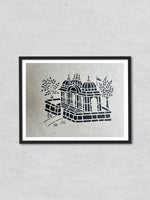The Temple, Sanjhi Artwork By Ashutosh Verma