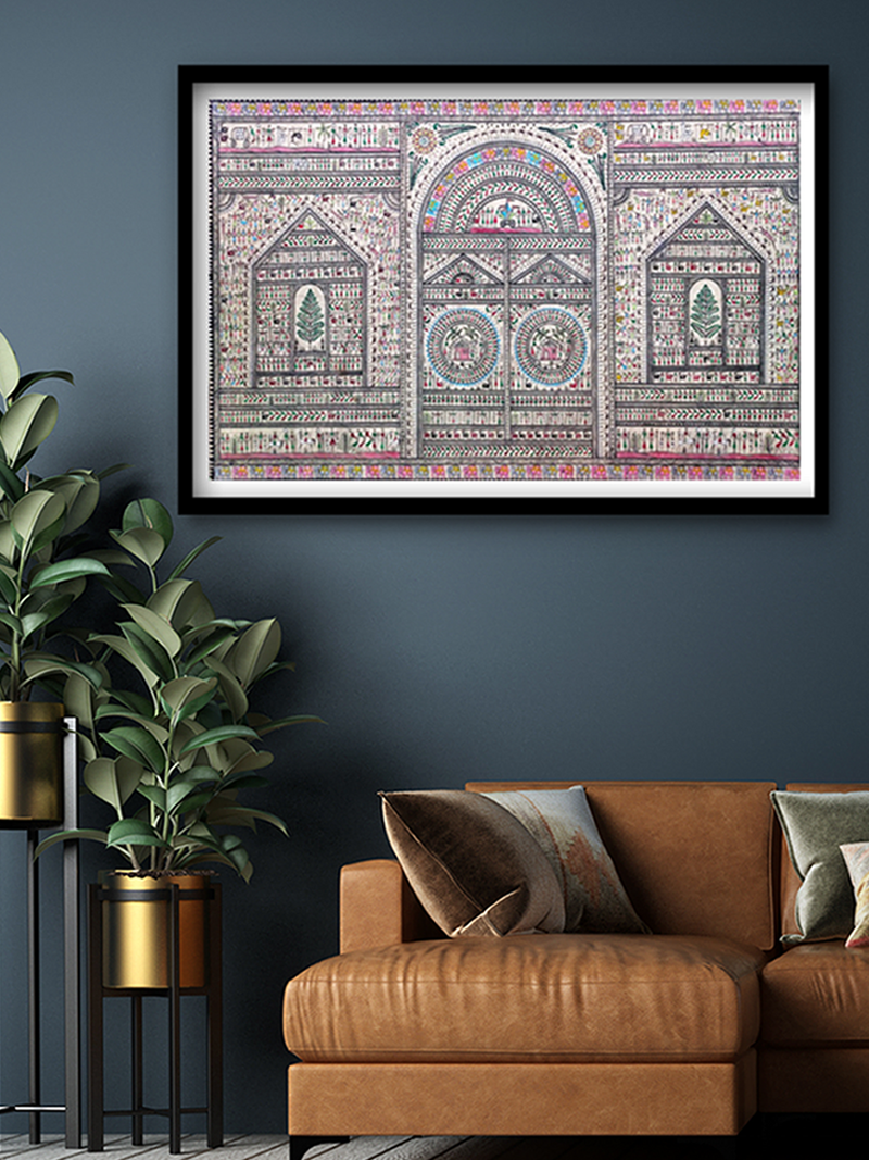 Purchase Threshold of Traditions: Saura artwork embracing the culture by Purusottam Swain