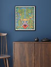 Tiger in Bengal Pattachitra by Manoranjan Chitrakar