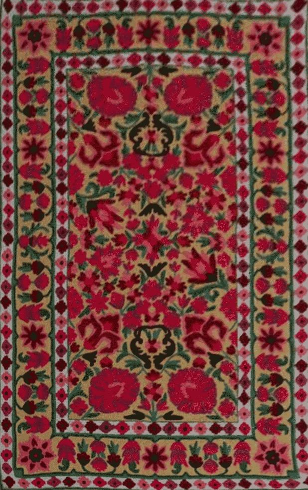 Timeless Blossoms in Crewel Embroidery by Jahangir Ahmed Bhat Thumbnail