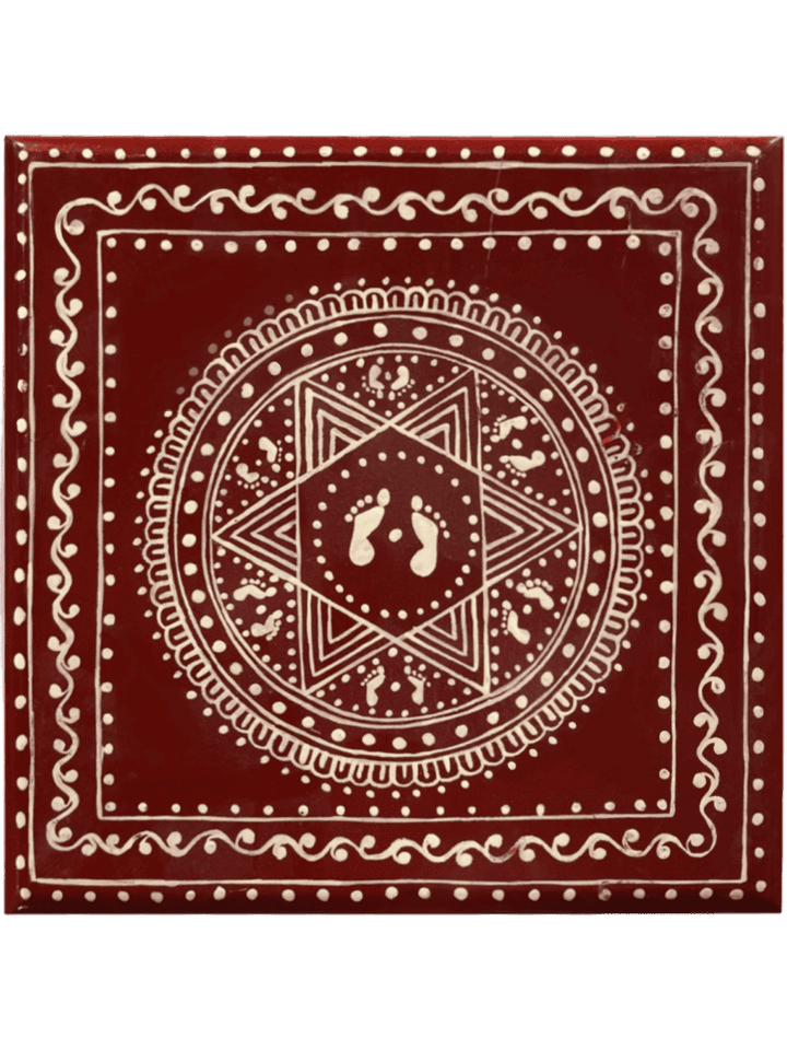 Timeless Spirituality: Lakshmi Charan Aipan Artwork by Ruchi Nainwal Thumbnail