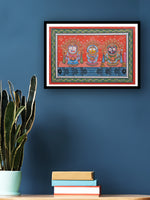 Timeless Splendor: The Colorful Jaganannath in Golden Bhes by Apindra Swain