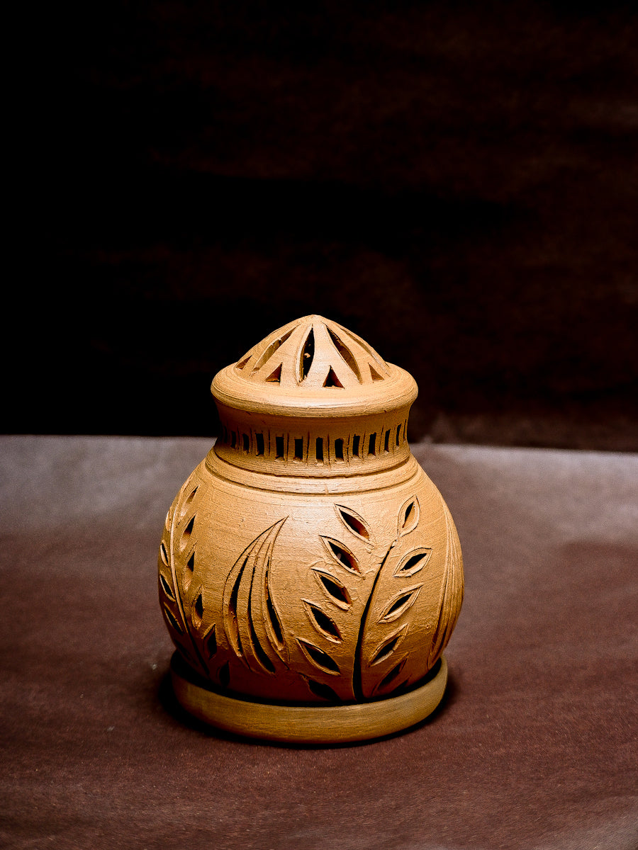 Timeless Illumination, Terracotta Model of Tea Light