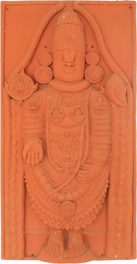 Tirupati Balaji’s depiction in Terracotta by Dinesh Molela Thumbnail