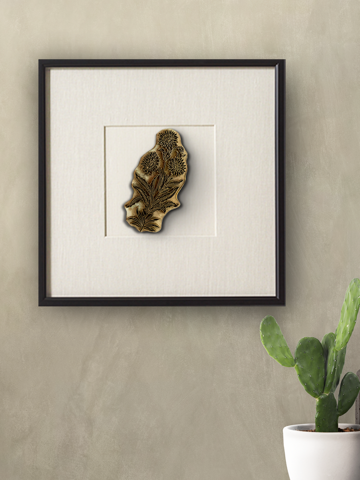 Token of grace and beauty in Vikas Singh Decorative Wooden block Art Thumbnail