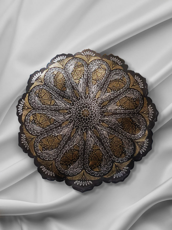 Traditional blend: Bidri plate by Md Sayeed Ahmed Thumbnail