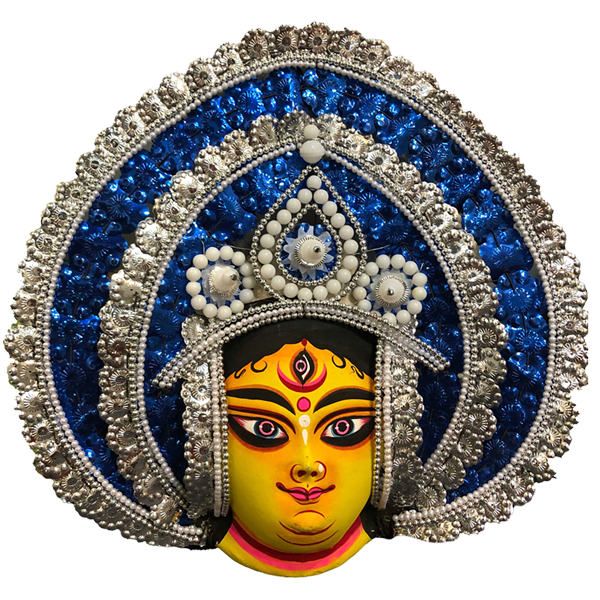 Transcendent Radiance: A Timeless Enigma Chhau Mask by Dharmendra Sutradhar Thumbnail