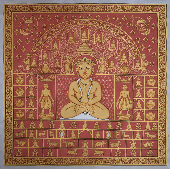 Transcendent Threads: Lord Mahavir in Jain Paintings by Dinesh Soni Thumbnail