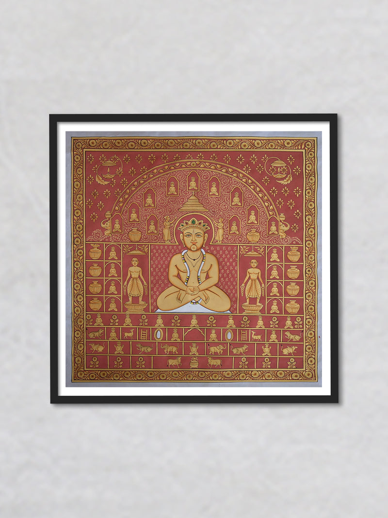 Shop Transcendent Threads: Lord Mahavir in Jain Paintings by Dinesh Soni 