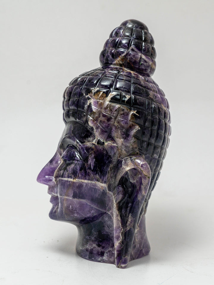 Translucent Bliss: The Ethereal Amethyst Buddha's Divine Aura by Prithvi Kumawat Thumbnail
