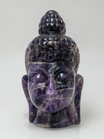 Translucent Bliss: The Ethereal Amethyst Buddha's Divine Aura 