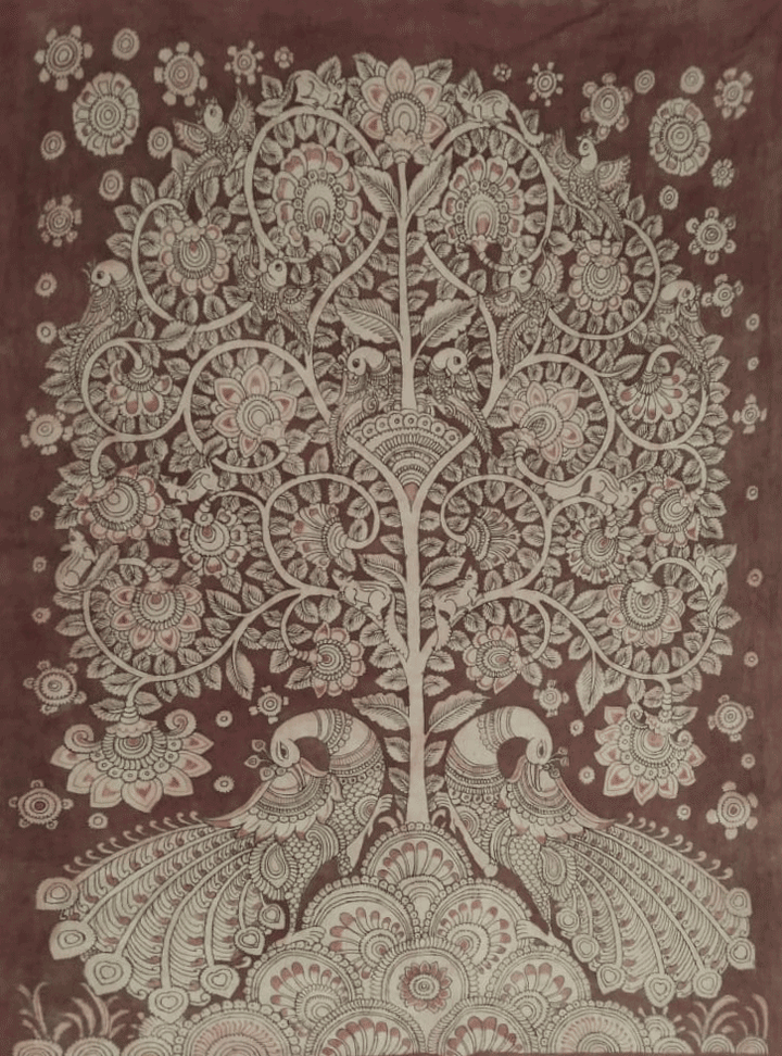 Tree Of Life In Kalamkari By Harinath N Thumbnail