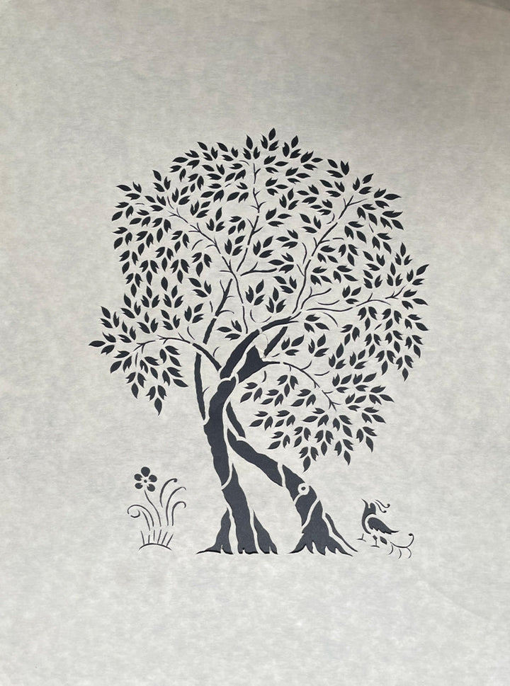 Tree, Sanjhi Artwork By Ashutosh Verma Thumbnail