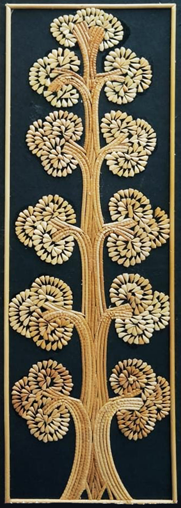 Tree in Sikki Grass work by Suraj Kumar Sahu Thumbnail
