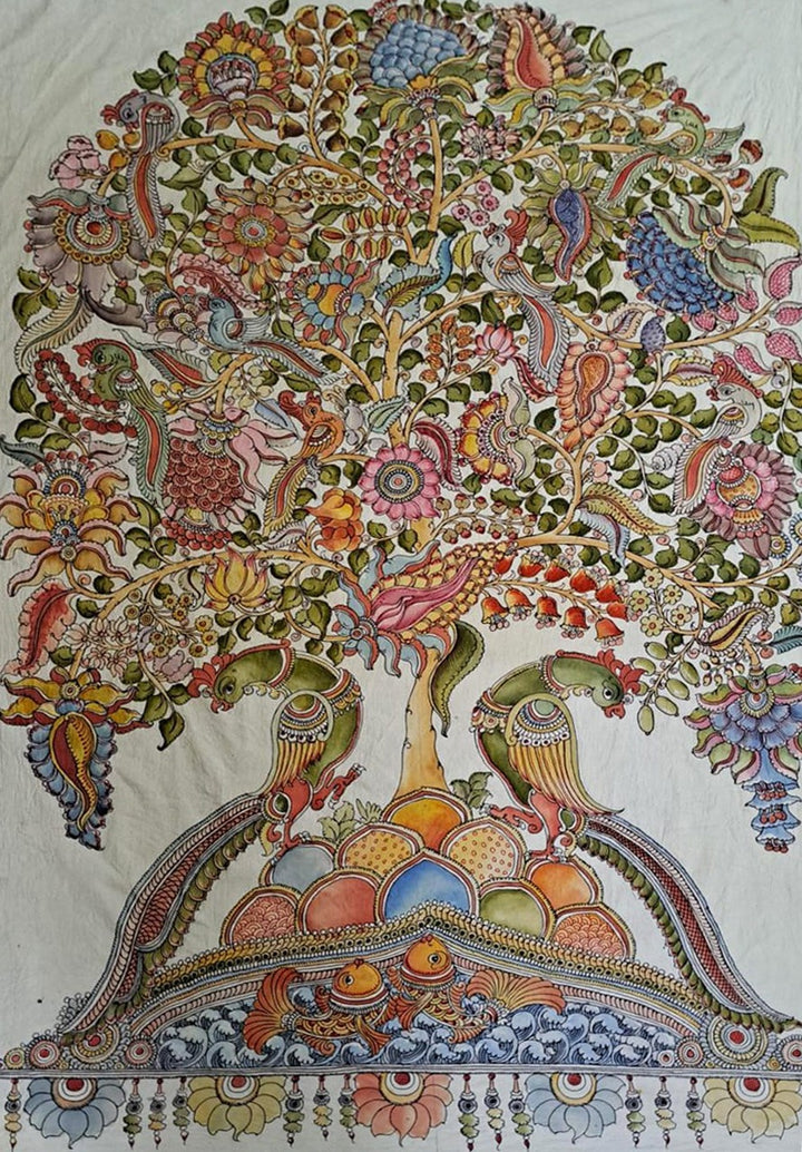 Tree of Life : Kalamkari Painting by Sudheer Thumbnail