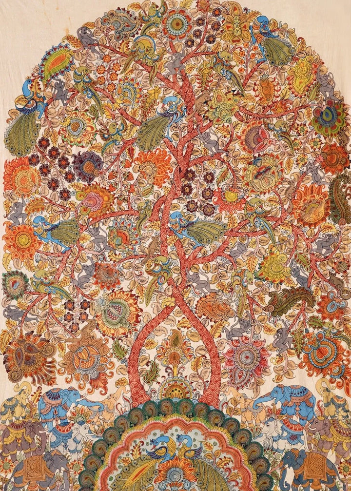 Tree of Life : Kalamkari painting by Harinath.N Thumbnail