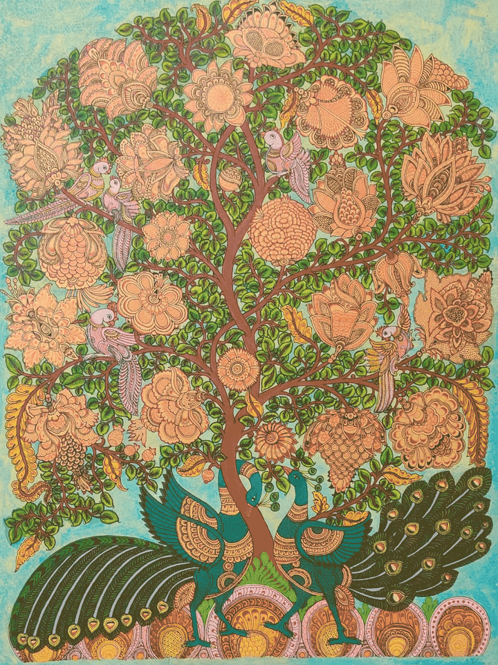 Tree of Life In Kalamkari Inspired Art By Harinath N Thumbnail