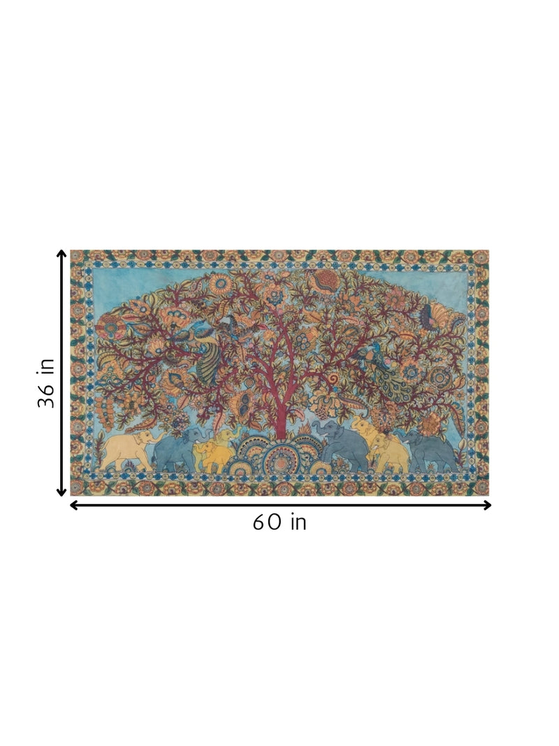 Tree of Life In Kalamkari artwork for sale