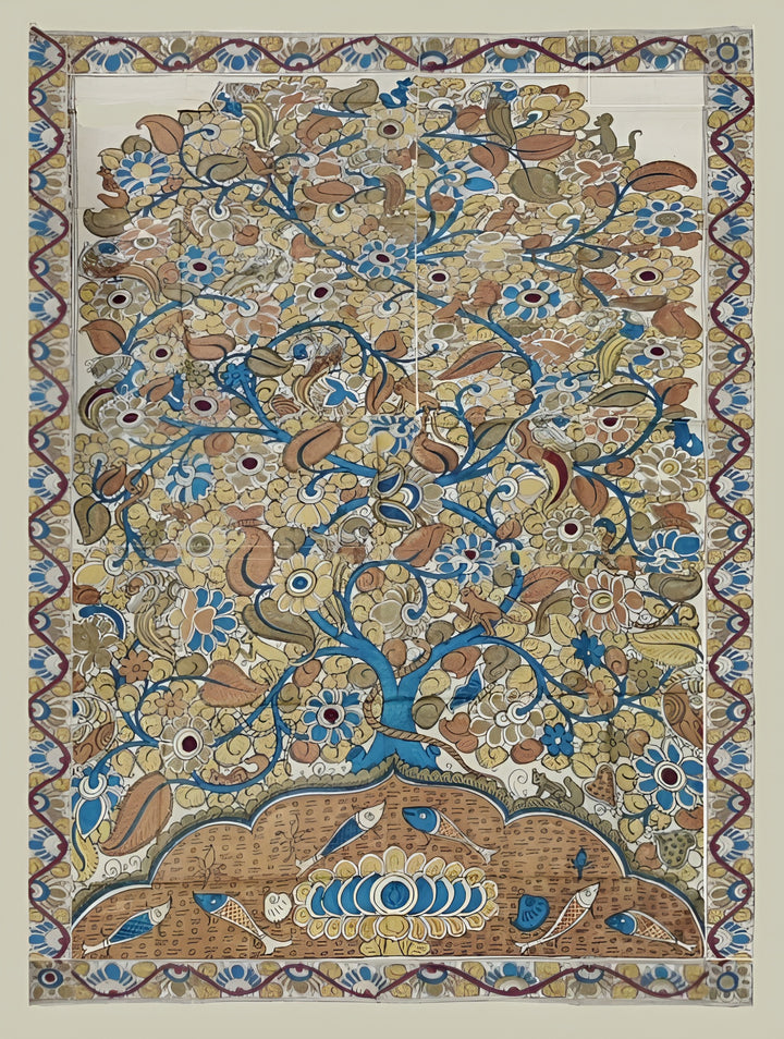 Tree of Life: Kalamkari painting by Harinath.N Thumbnail