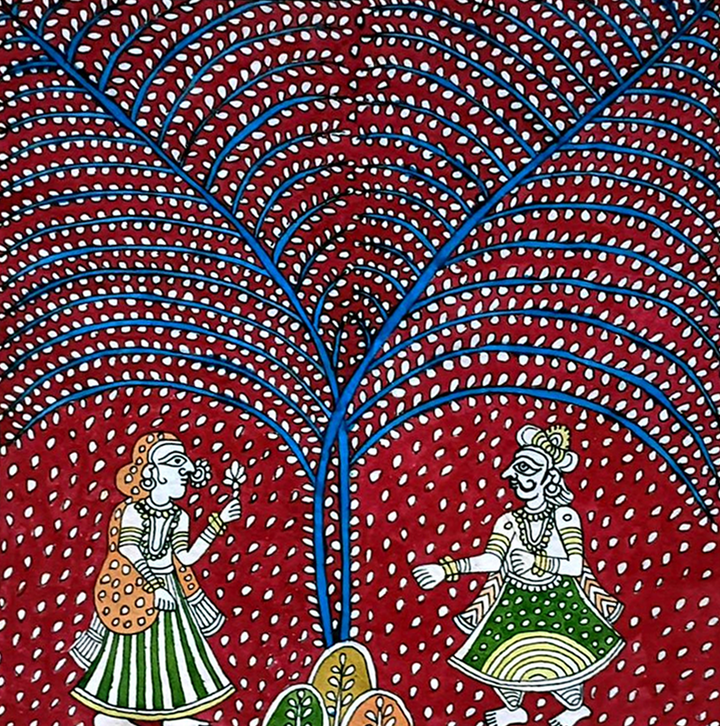 Tree Of Life Mata Ni Pachedi By Dilip Chitara For Home Decor Thumbnail