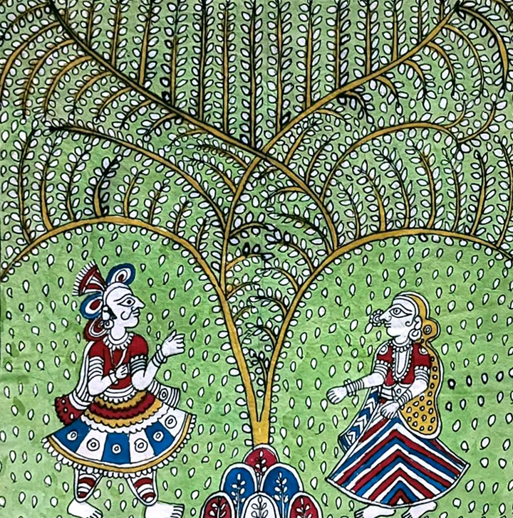 Tree Of Life Mata Ni Pachedi By Dilip Chitara For Home Decor Thumbnail
