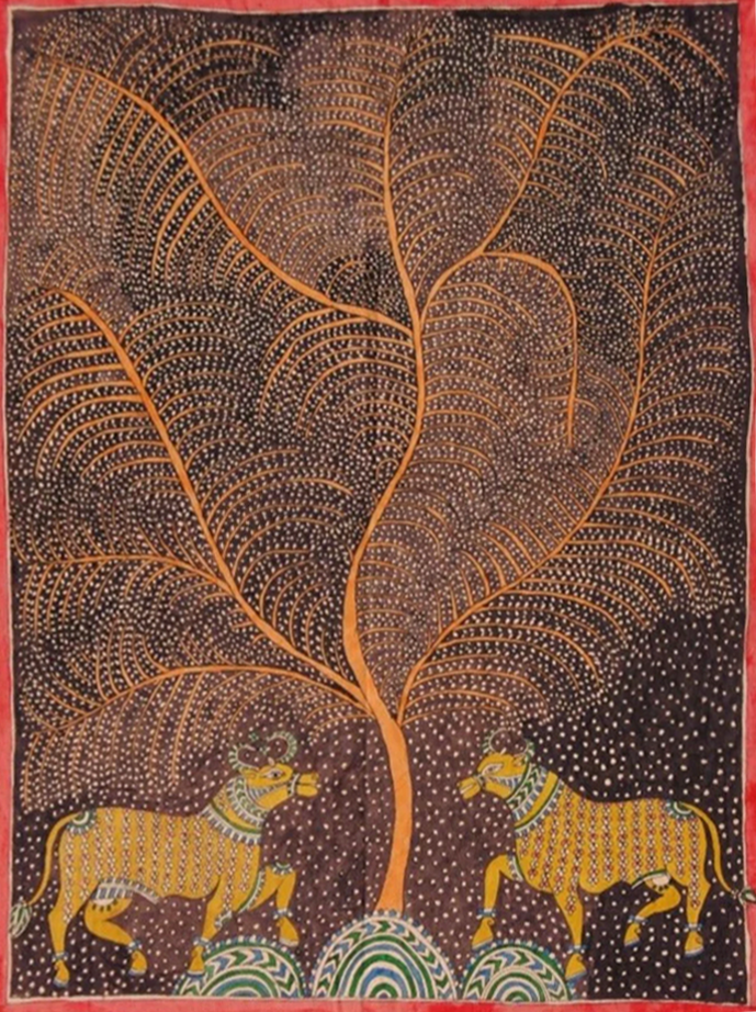 Tree Of Life Mata Ni Pachedi By Dilip Chitara For Home Decor Thumbnail