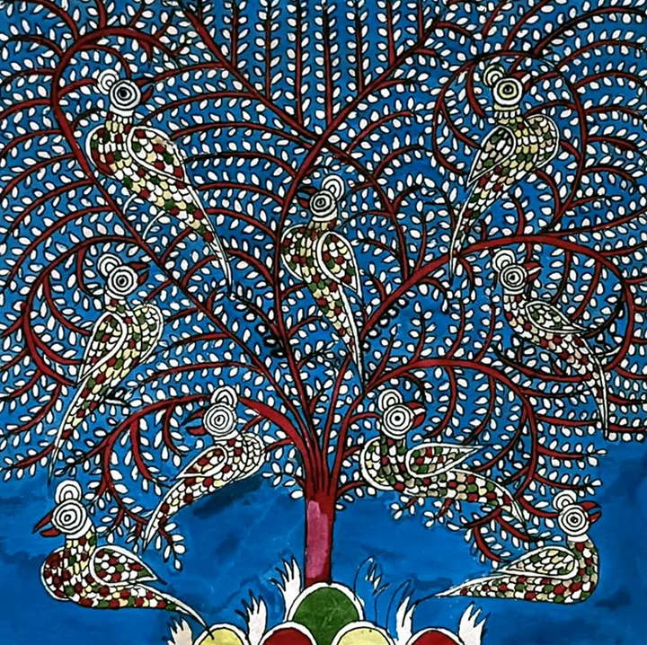 Tree Of Life Mata Ni Pachedi By Dilip Chitara For Home Decor Thumbnail