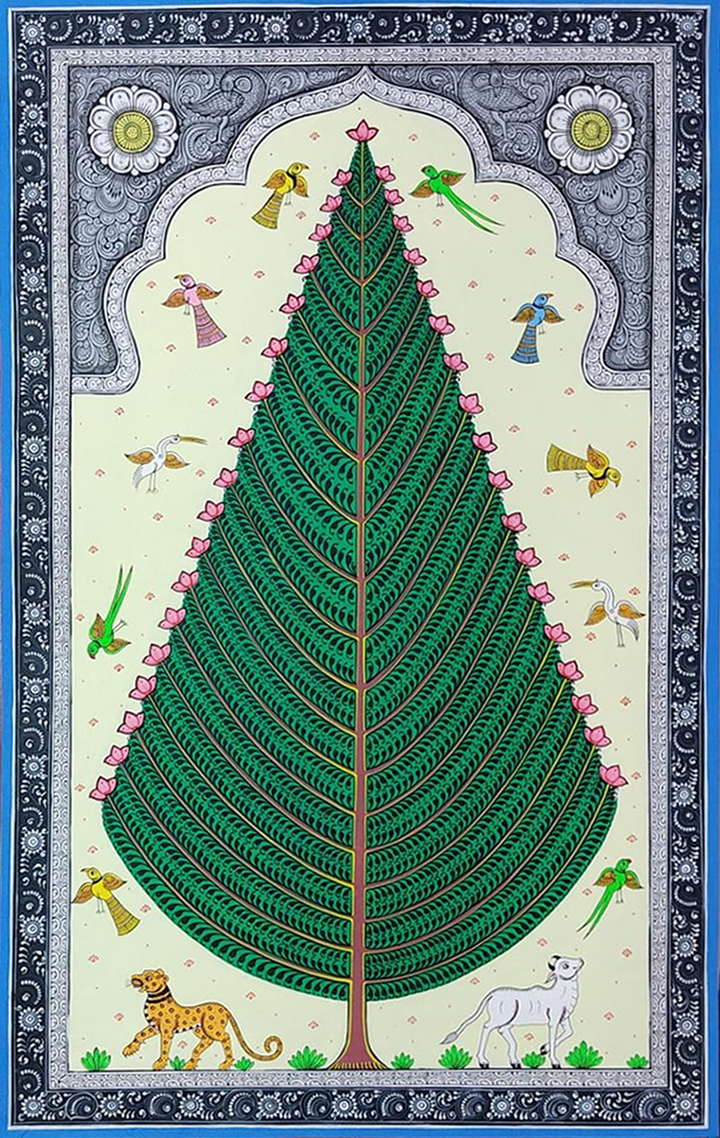Tree of Life - Pattachitra Painting by Apindra Swain for Home Decor Thumbnail