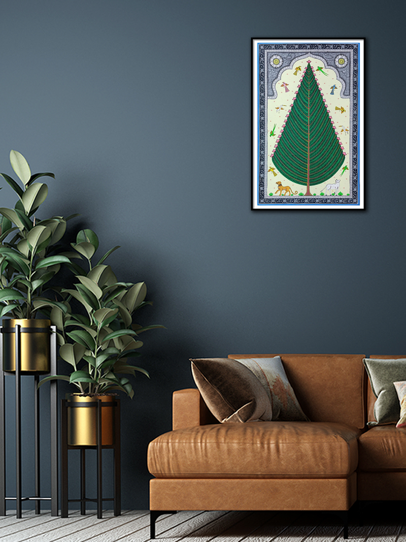 Tree of Life Pattachitra Painting by Apindra Swain