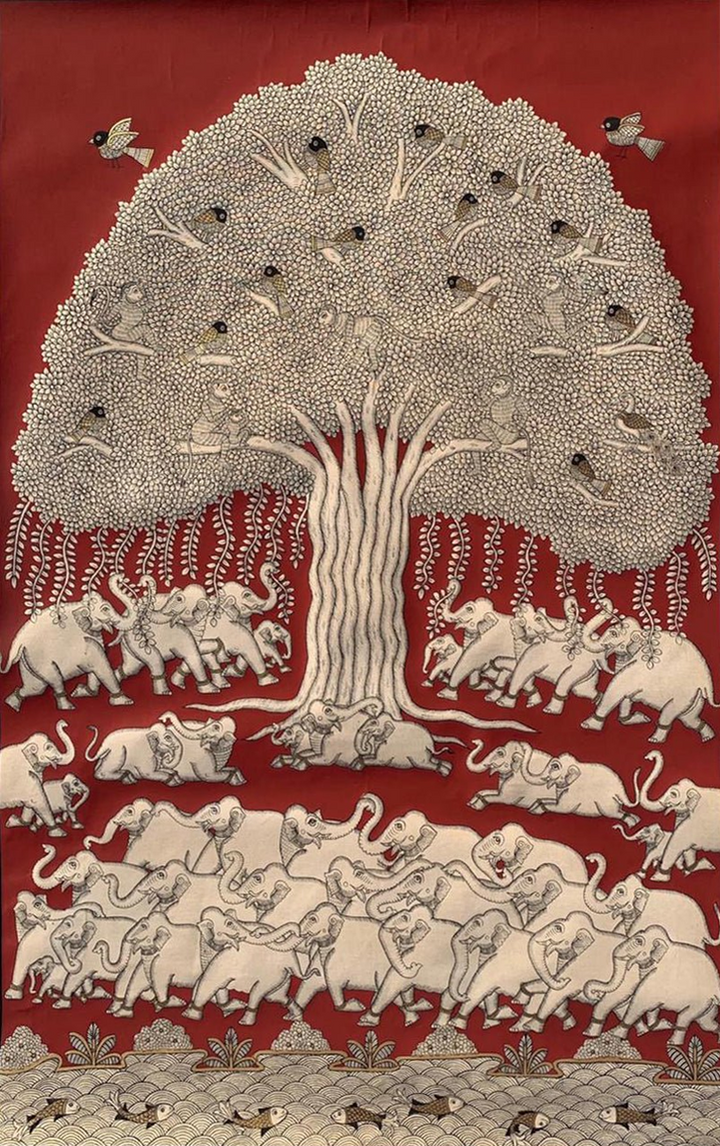 Tree of Life, Phad Painting by Kalyan Joshi Thumbnail
